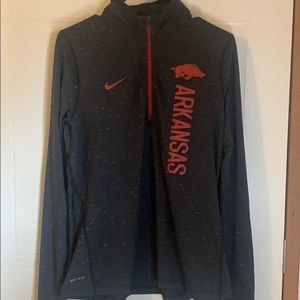 Arkansas Nike Dri Fit Quarterzip